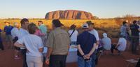 Sonnenuntergang am Ayers Rock