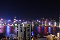Die Lichtershow Symphony of Lights in Hongkong