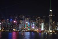 Die Lichtershow Symphony of Lights in Hongkong