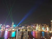 Die Lichtershow Symphony of Lights in Hongkong