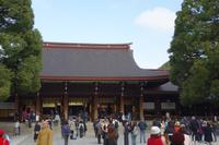 Meiji- Schrein, die Gedenkstätte für Kaiser Meiji, in Japan