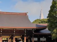 Meiji- Schrein, die Gedenkstätte für Kaiser Meiji, in Japan