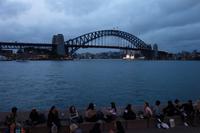 Die Harbour-Brücke, ehemalige Wahrzeichen Sydneys