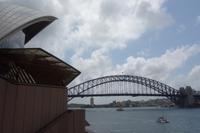 Die Harbour-Brücke, ehemalige Wahrzeichen Sydneys