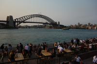 Die Harbour-Brücke, ehemalige Wahrzeichen Sydneys
