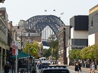 Die Harbour-Brücke, ehemalige Wahrzeichen Sydneys
