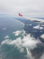 Flug nach Auckland, Neuseeland