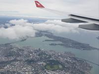 Flug nach Auckland, Neuseeland