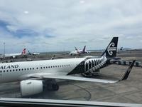 Flug nach Auckland, Neuseeland