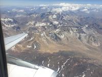 Flug nach Rio de Janeiro über die Anden, Brasilien