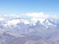 Flug nach Rio de Janeiro über die Anden, Brasilien