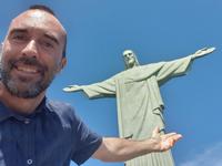 Fahrt auf den Corcovado, Christusstatue über Rio de Janeiro