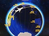 Flug nach Hongkong