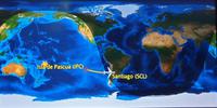 Flug nach Santiago de Chile mit Osterinsel Zwischenlandung 