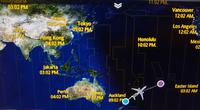 Flug nach Tahiti