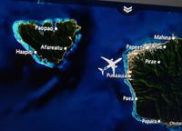 Flug nach Tahiti