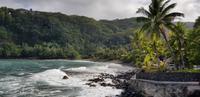Inselrundfahrt auf Tahiti - Strand am Blue Hole