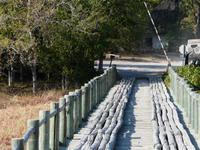 Brücke zum North Gate des Reservates