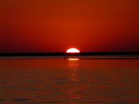 In den Makgadikgadi Salzpfannen