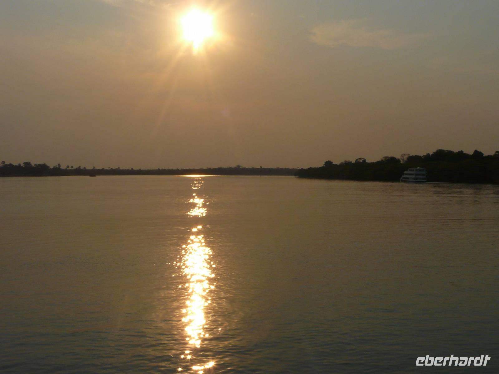 Sundowner Cruise auf dem Sambesi