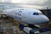 Flug nach Südafrika