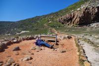 Nach der Wanderung eine Pause