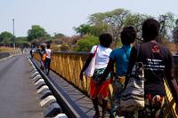 Grenzbrücke Sambia - Simbabwe