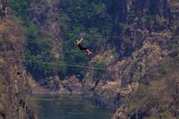 Zipline über den Sambesi