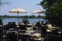 Terrasse im Royal Livingstone