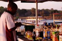 Sundowner Cruise auf dem Sambesi