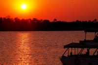 Sonnenuntergang auf dem Sambesi