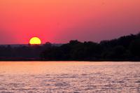 Sonnenuntergang auf dem Sambesi