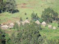 Runmdhüttendorf im Simien-NP