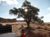 Singlereise Namibia – Sundowner in der Namib