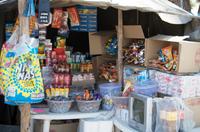 Snackbude an der Veterinärschleuse in Maun