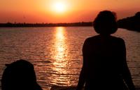 Sonnenuntergang am Sambezi