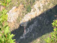 Bungy Jumping einer hat sich getraut
