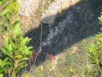 Bungy Jumping einer hat sich getraut