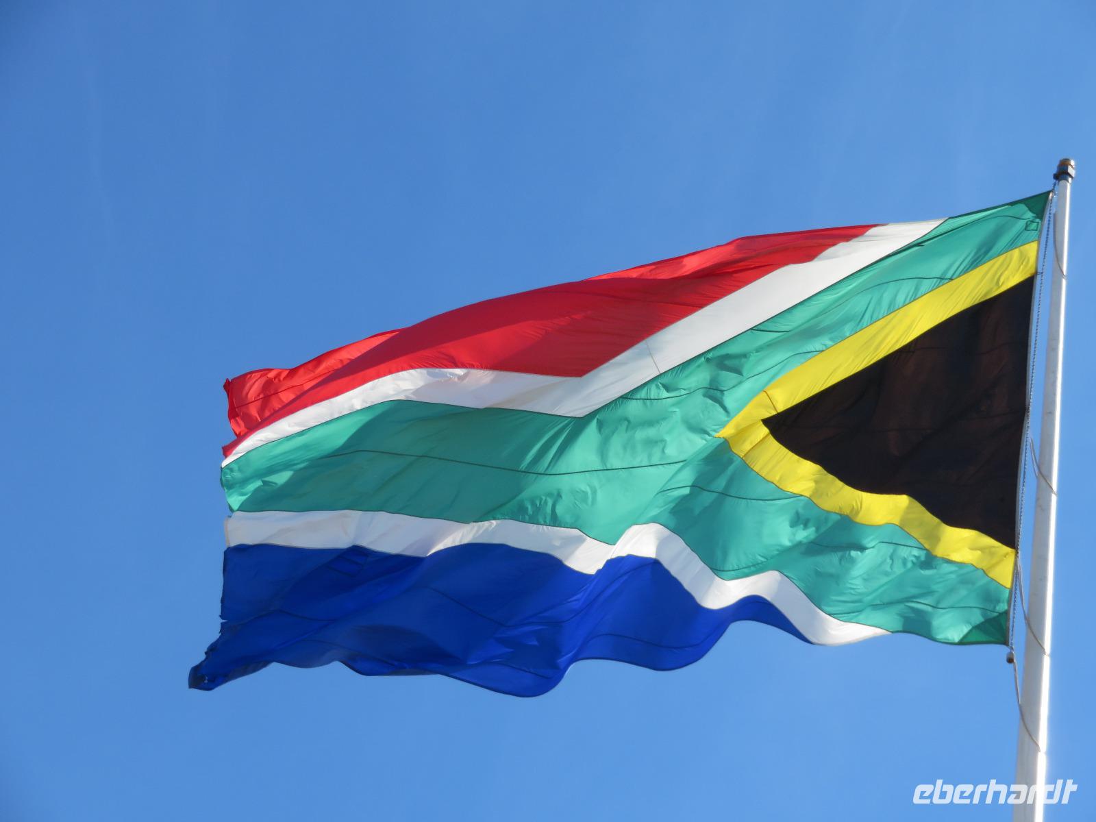 größte Flagge Südafrikas in Port Elisabeth