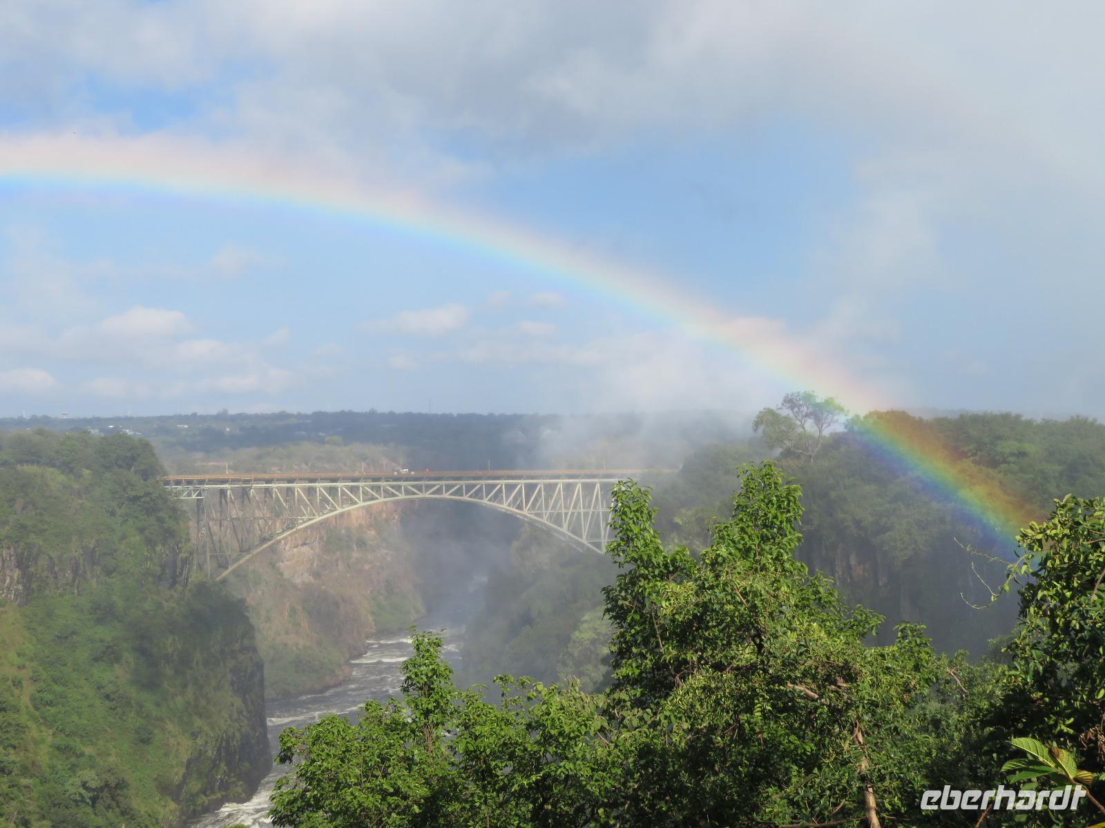 Vic Falls Sambia Regenbogen