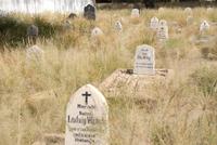 Alte deutsche Gräber auf dem Friedhof der Rheinischen Mission