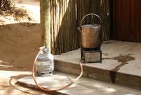 unser Safari-Wasserkocher...:)