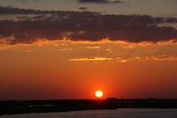 Welch ein Sonnenuntergang über dem Chobe Nationalpark