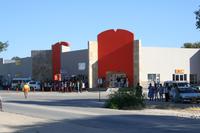 Straßensperre in Rundu