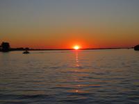 Bootsfahrt auf dem Chobe-River - Sonnenuntergang