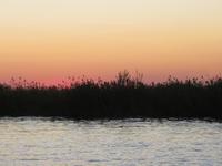 Bootsfahrt auf dem Chobe-River - Sonnenuntergang