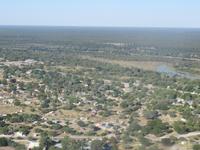 Flug über das Okawango-Delta