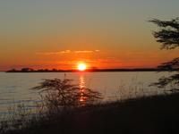 Pirschfahrt in der Sowa Pfanne - Sonnenuntergang