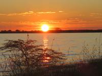 Pirschfahrt in der Sowa Pfanne - Sonnenuntergang