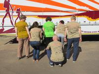 Unsere Gruppe vor unserem Truck